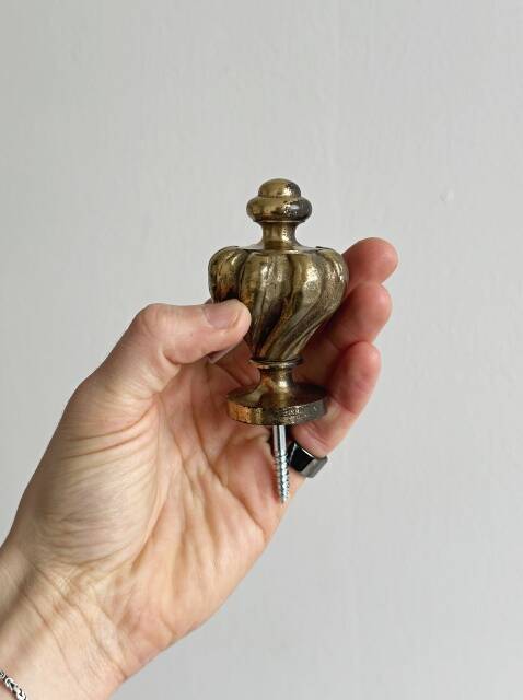 Small old metal tips for stairs