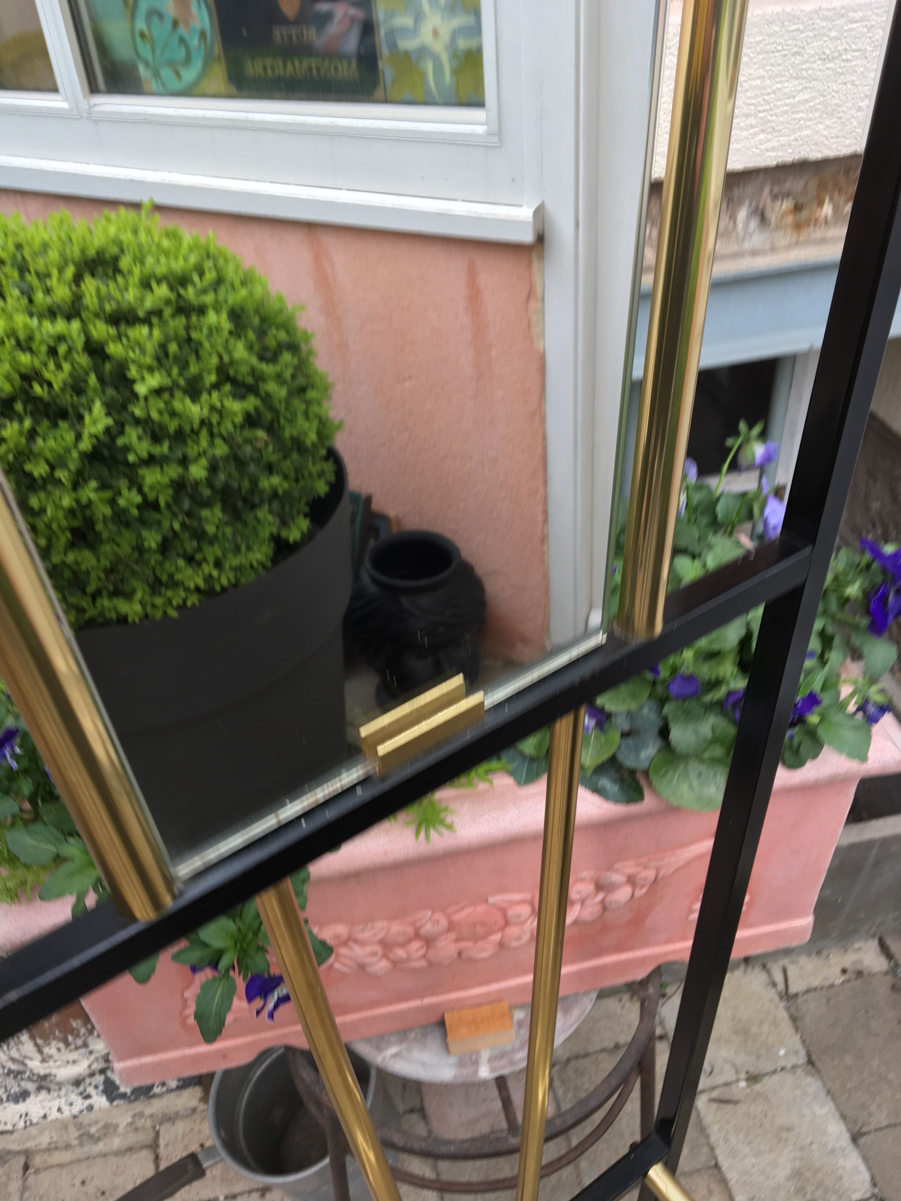 Vestiaire d’entrée miroir vintage 50