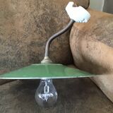 Old enameled wall light