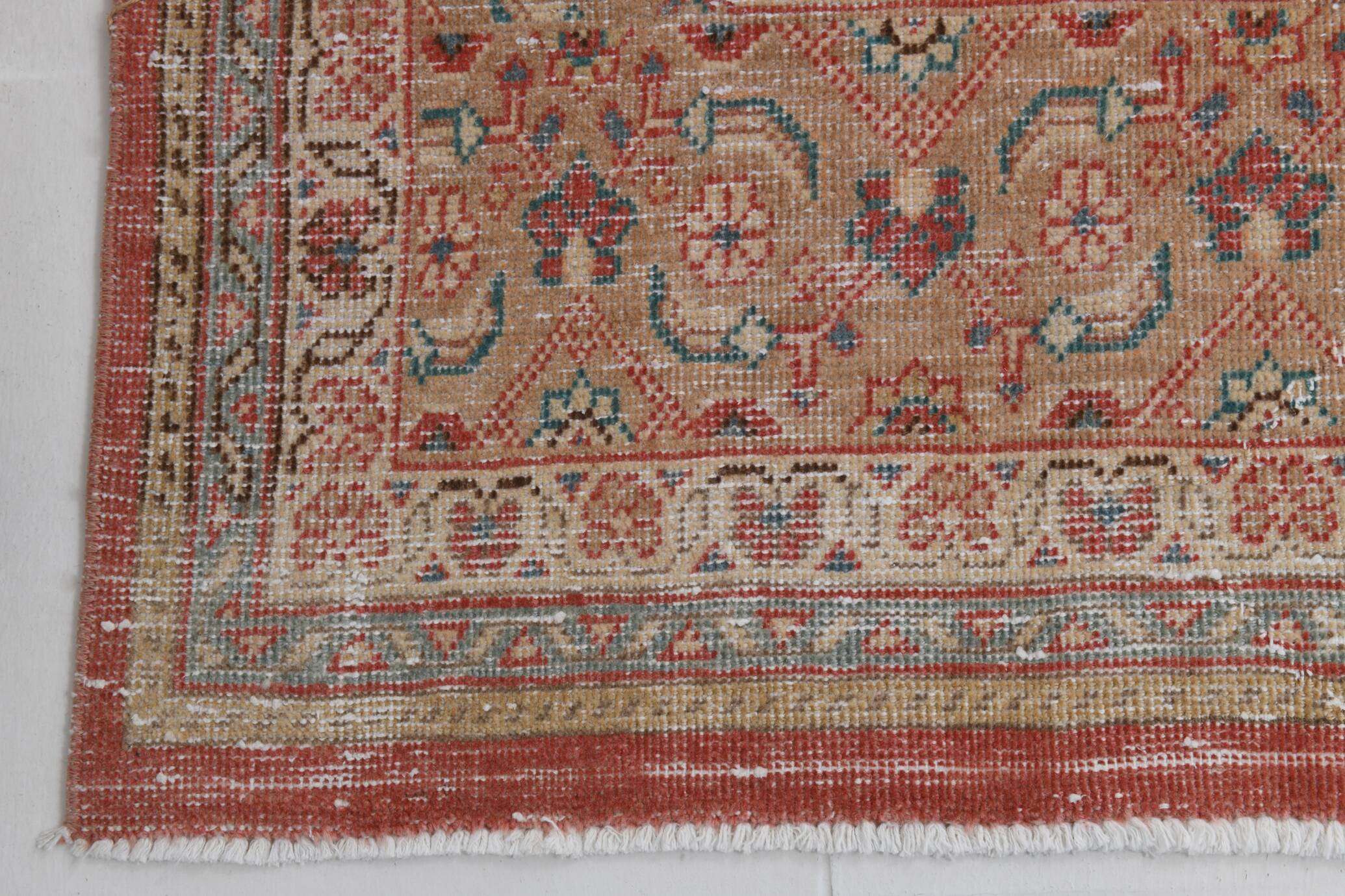 9x12 Red & Green Classic Pattern Persian Rug, 274x378Cm