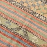 6x11 Kilim Soft Earth Tones Wool Area Kilim Rug, Handwoven Kilim,169x321 Cm