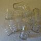 Set of 11 glasses decorated with "beading" decoration