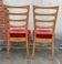 Series of 4 art deco chairs