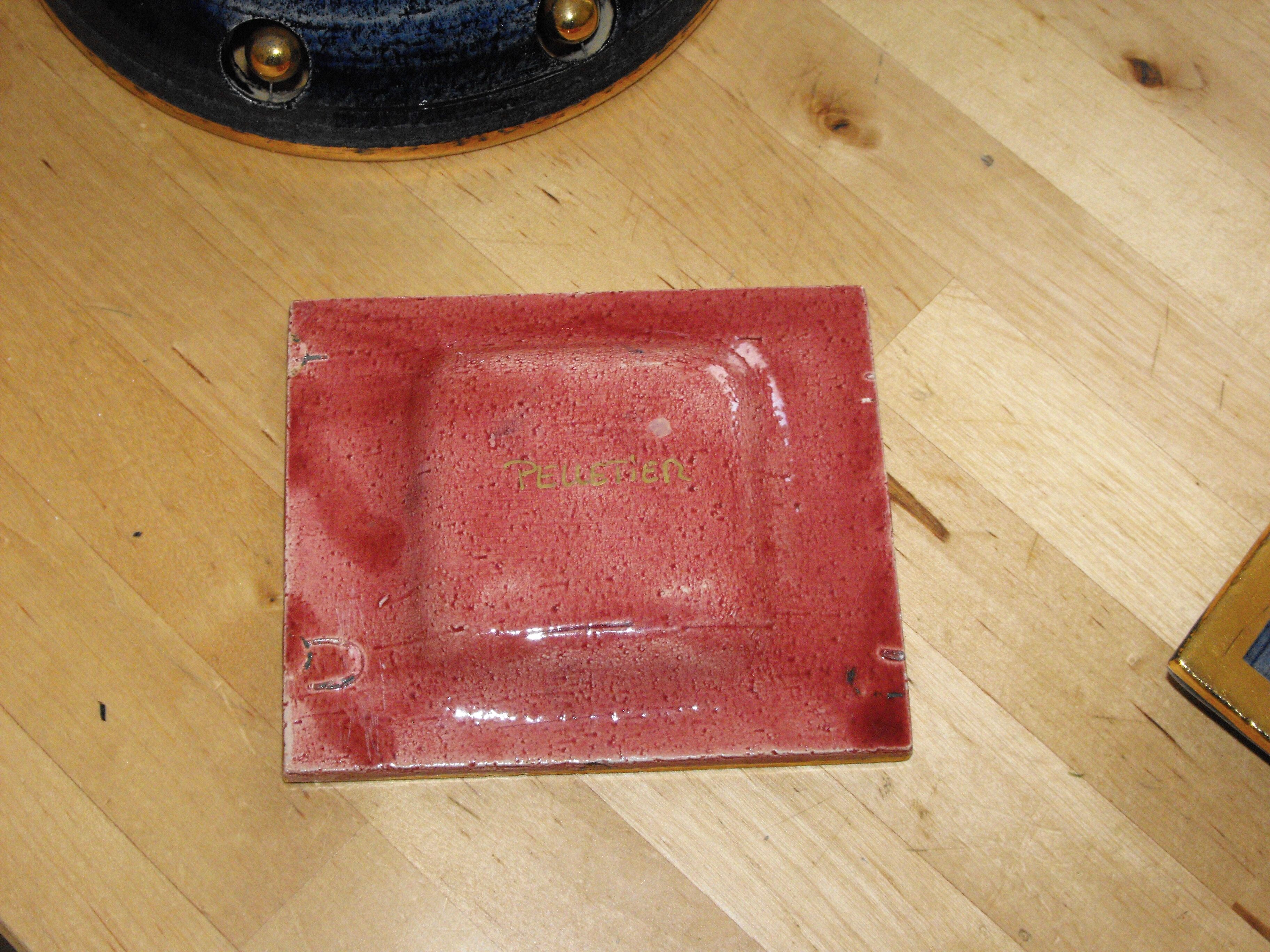Lot of 3 empty ceramic pocket by Georges Pelletier Vallauris .