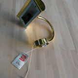 Design golden wall lamp by Sergio Bernardi - Italy