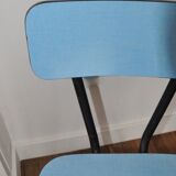 Blue formica chair