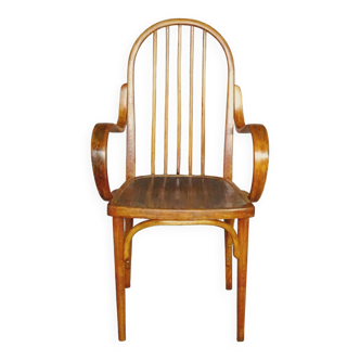 THONET armchair N°1644 1920 Art Deco, wooden seat