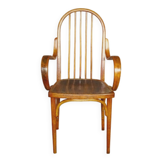 Fauteuil THONET N°1644 1920 Art déco, assise bois