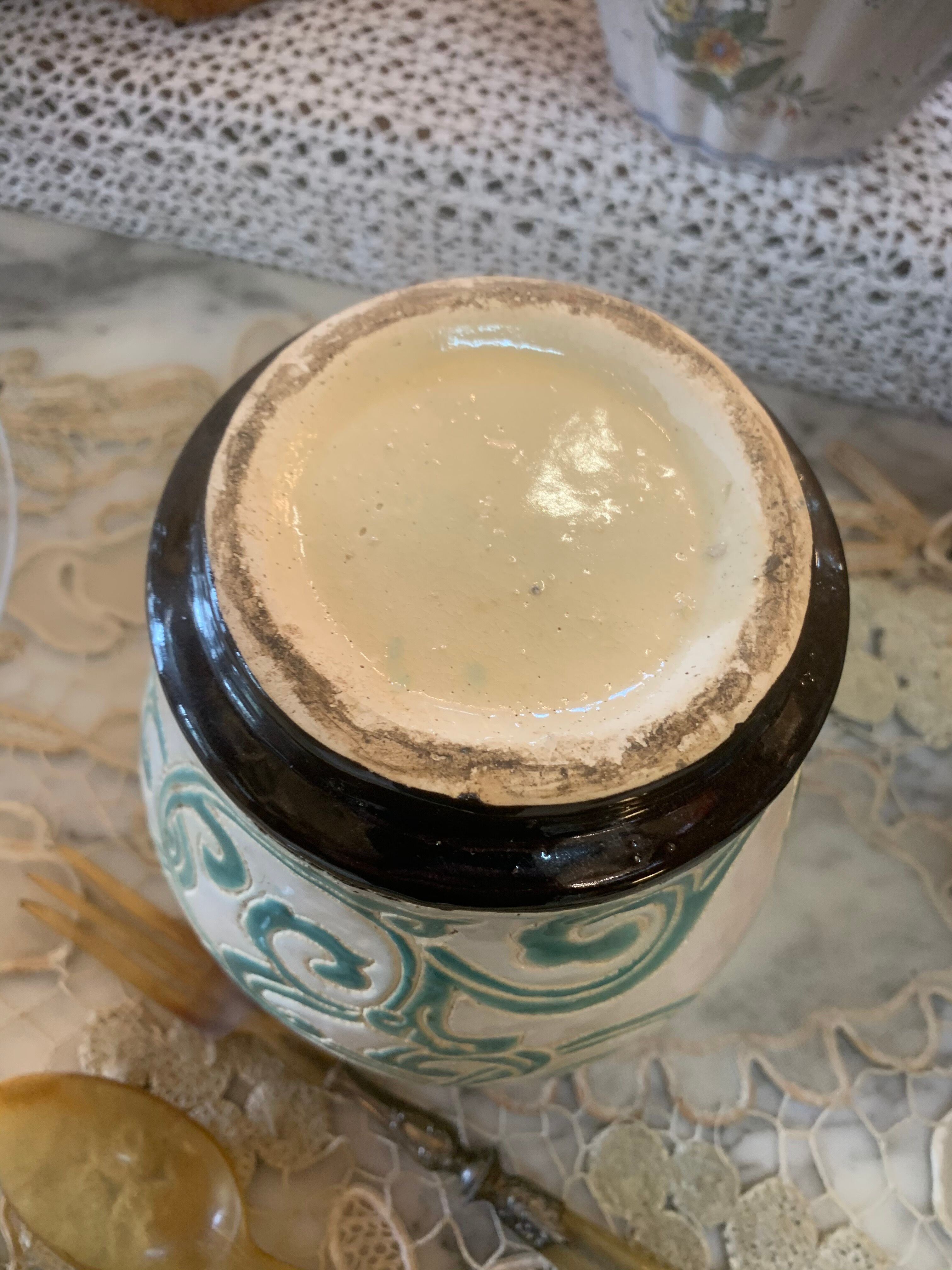 Vase in Keramis art deco