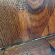 Old secretary in marquetry and bamboo