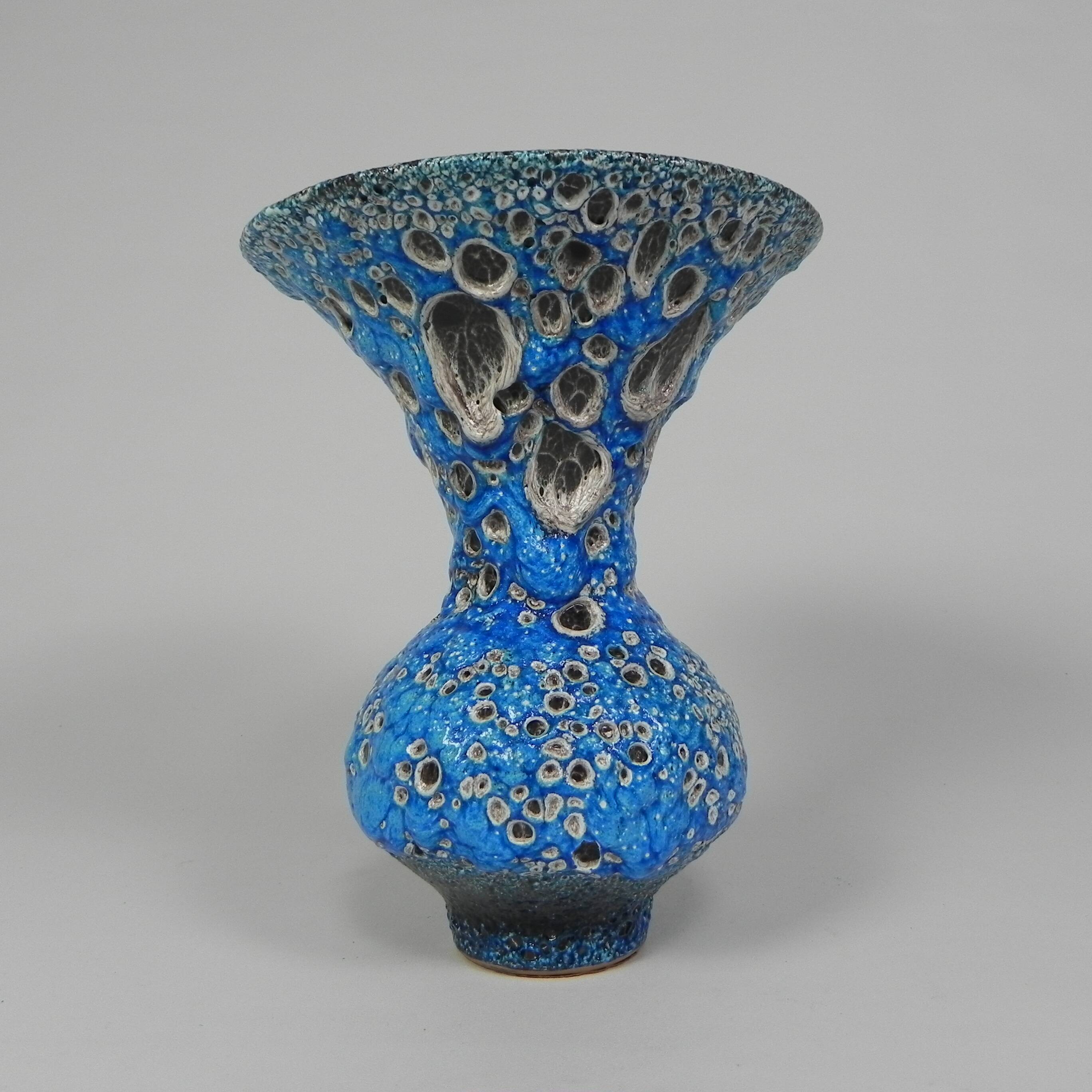 Vintage Fat Lava vase, Vallauris, 1950s