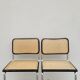 Pair of chairs B32 by Marcel Breuer signed Italy