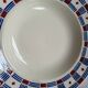 Set of 4 Vincennes earthenware soup plates, Paris.