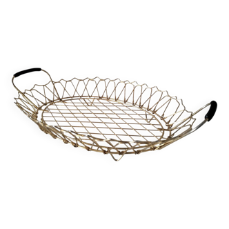 Golden metal basket