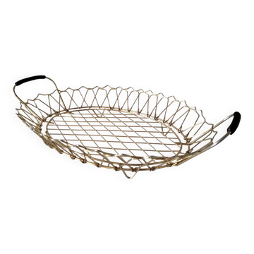 Corbeille metal doré