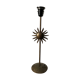 Vintage sun-shaped wrought iron lamp foot