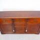 Late 20th Century Large Classical Style Mahogany Finish Sideboard with Drawers