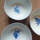 3 Chinese porcelain carp bowls
