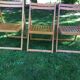 Series of 3 folding chairs