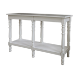 Console drapiere patinée