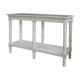 Patinated drapiere console