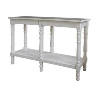 Console drapiere patinée