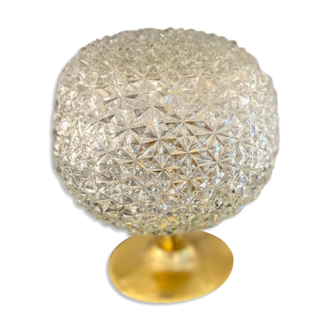 Globe lamp "diamond tips" glass