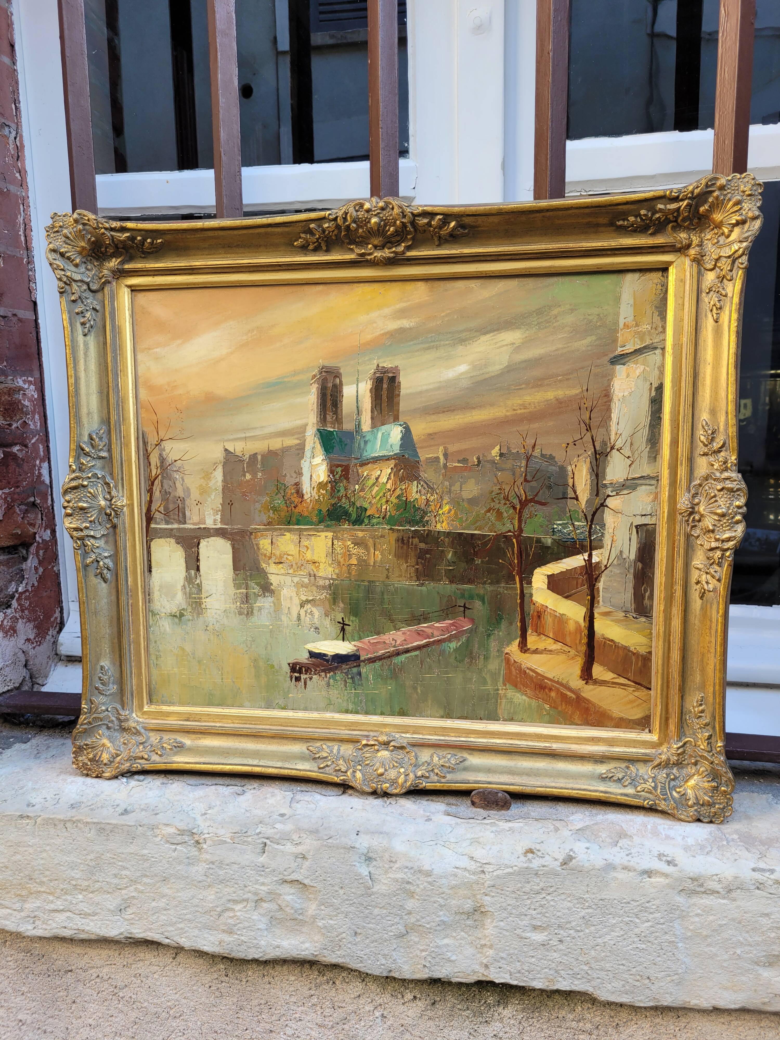 Notre Dame, oil on canvas