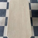 Travertine coffee table