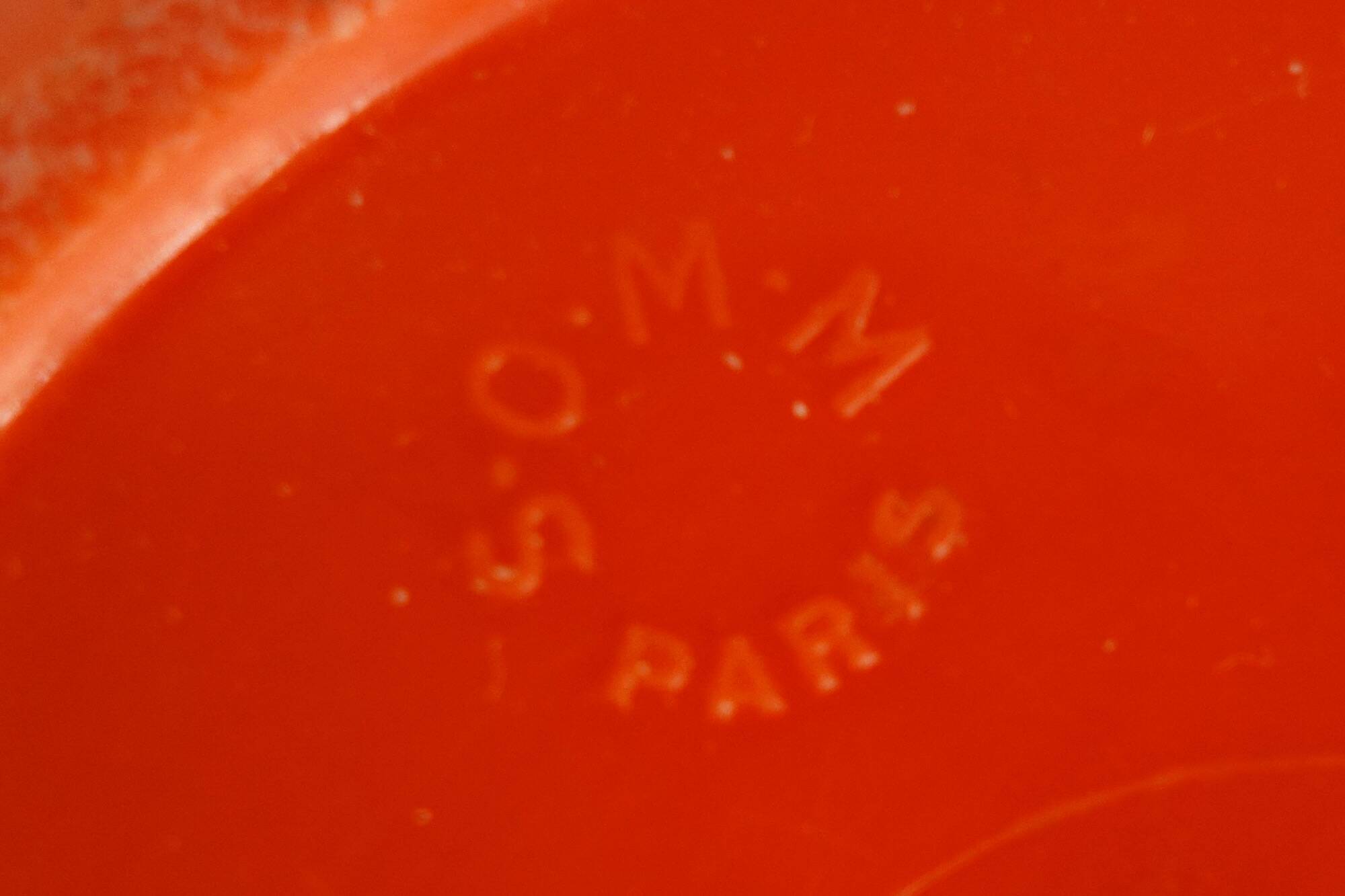 Vintage Orange Apple Ice Bucket