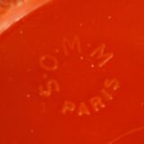 Vintage Orange Apple Ice Bucket