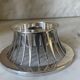 Pair of Keltum Pleet silver metal candlesticks