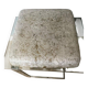 Kaiser Leuchten square wall or ceiling light, textured glass, 1960s-70s