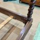 Louis XIII four-poster bed in walnut and poplar