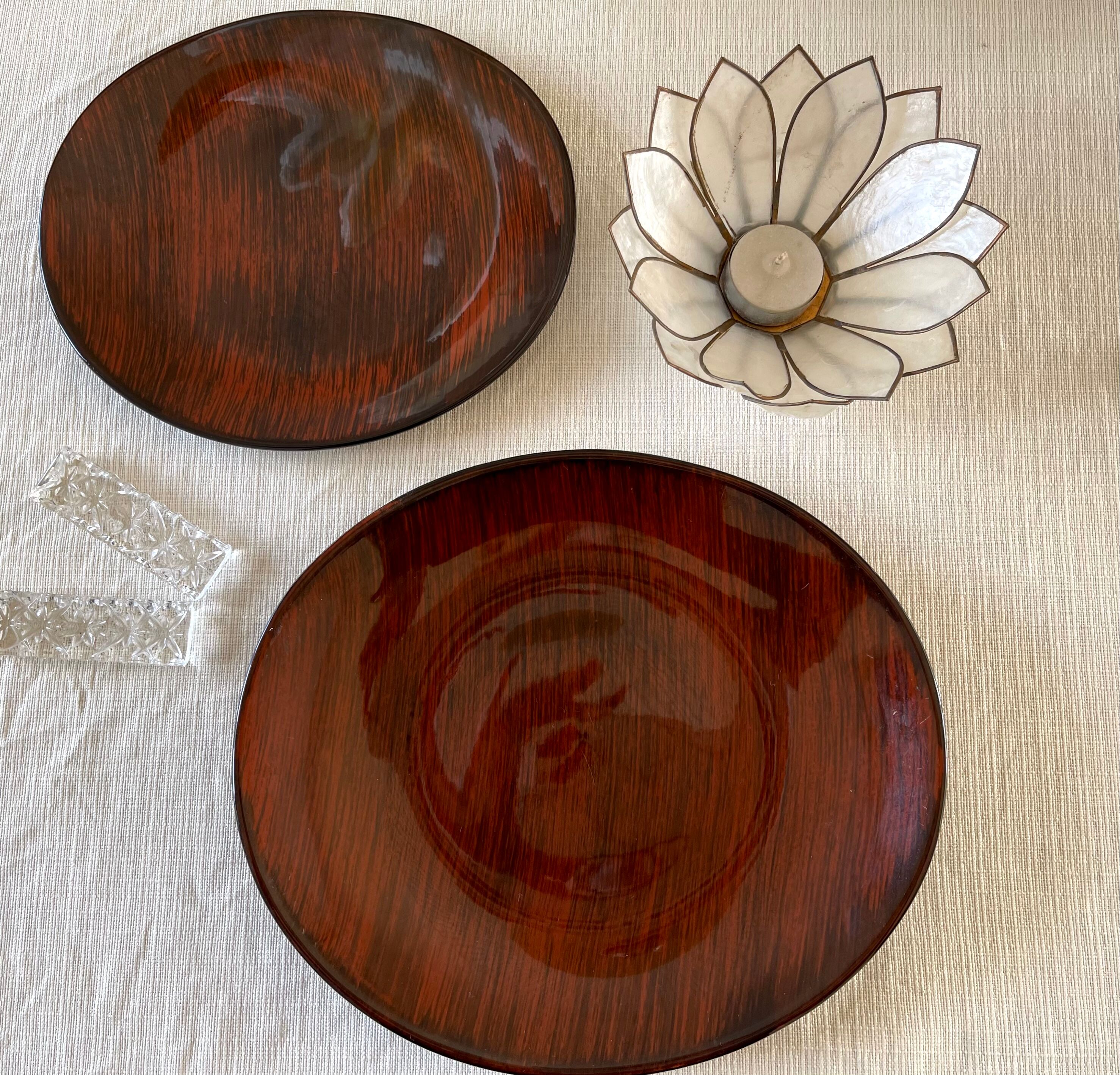 12 assiettes vintage 1970