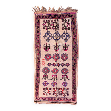 Tapis Marocain  Azilal coloré - 128 x 277 cm