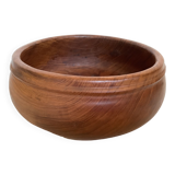 Large exotic teak wood salad bowl