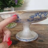 Lunéville ironstone fruit bowl, bowl on foot