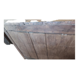 Sideboard with 2 doors and 2 drawers in walnut, 18th