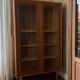 Scandinavian glass display cabinet