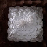 Plafonnier en verre vintage