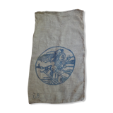 Burlap bag, train décor for the company ZPC