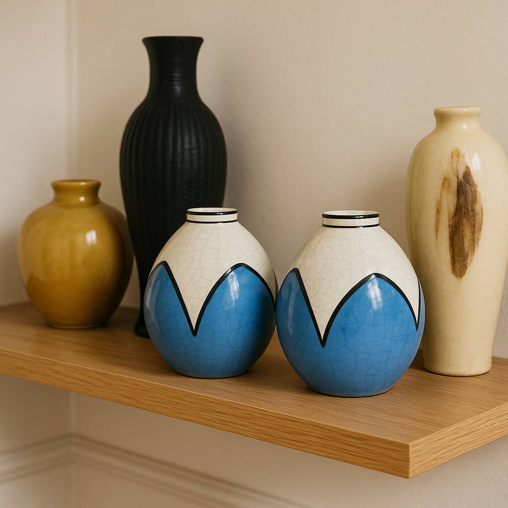 Pair of Art Deco vases