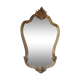 Miroir baroque rocaille Louis XV doré vintage