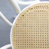 No. 18 White Chairs by Michael Thonet, Set of 4