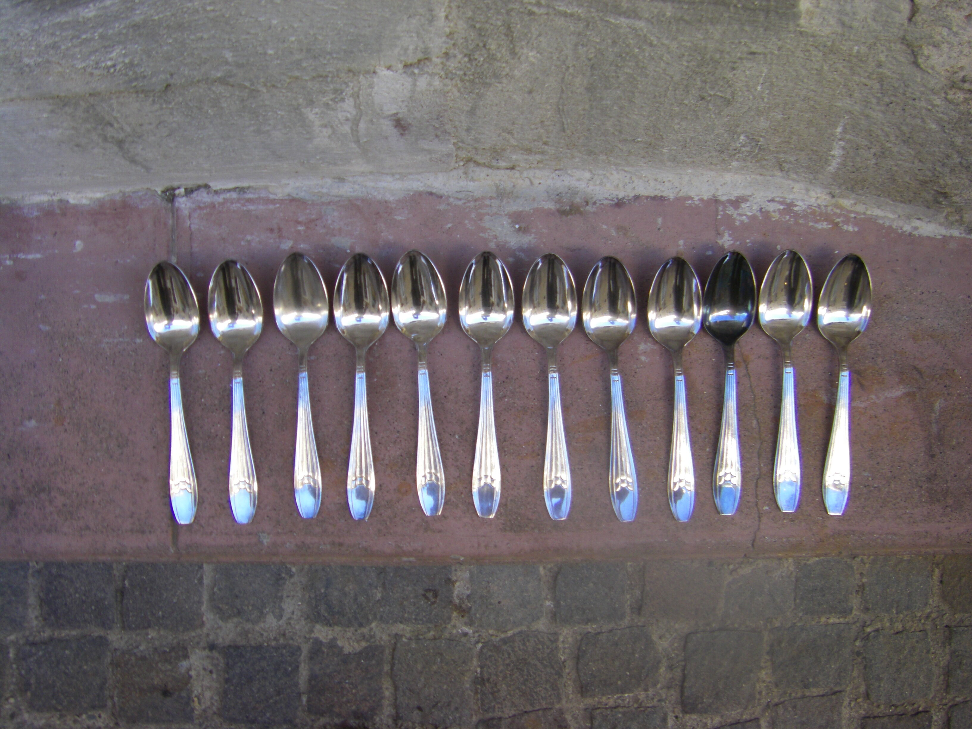 Box of twelve small Christofle spoons