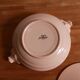 Pink Digoin soup bowl
