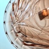 Cloche en verre rose