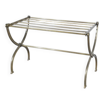 Brass folding luggage rack, Maison Jansen style – early 20th century