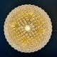 Vintage moulded glass wall or ceiling light globe